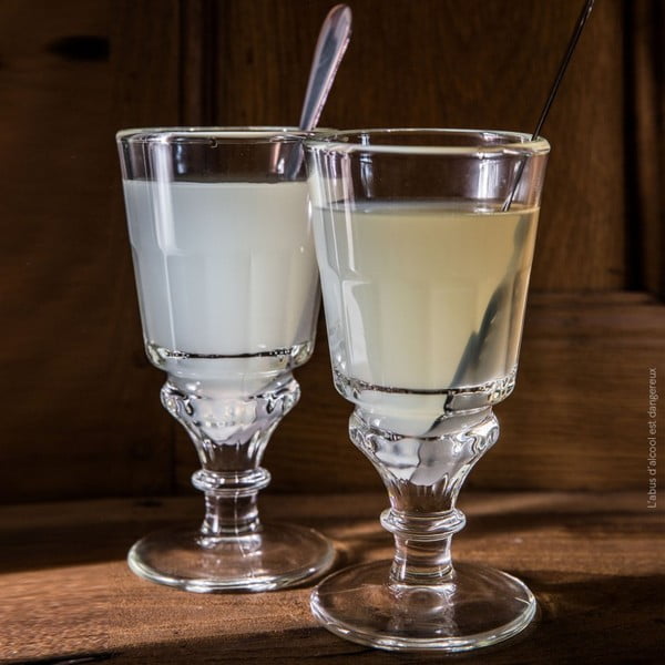 Pohár és rozsdamentes kanál készlet 300 ml Absinthe – La Rochére-image-2