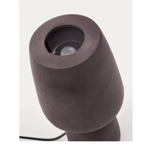 Sötétbarna asztali lámpa (magasság 30 cm) Tandy – Kave Home-image-4