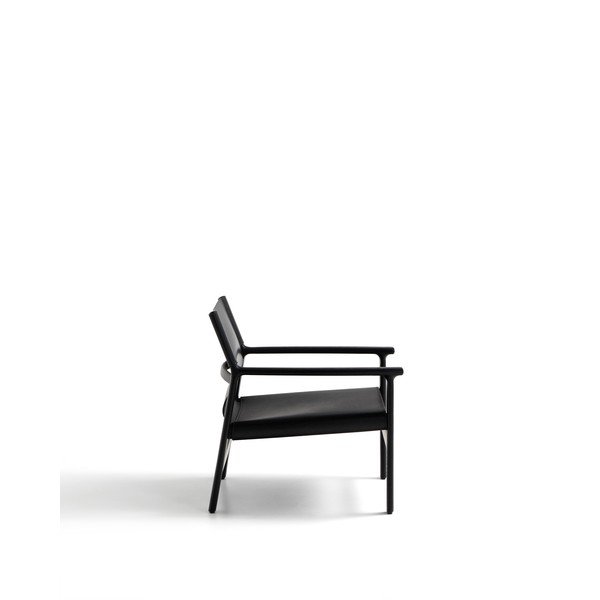 Fekete bőr fotel Jan – Kave Home-image-3