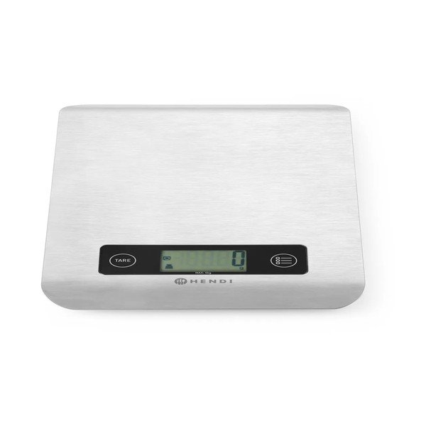 Rozsdamentes acél digitális konyhai mérleg - Hendi-image-1