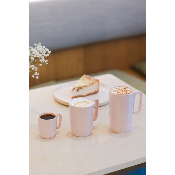 Rózsaszín agyagkerámia bögre szett 2 db-os 330 ml Fuori – Vialli Design-image-3