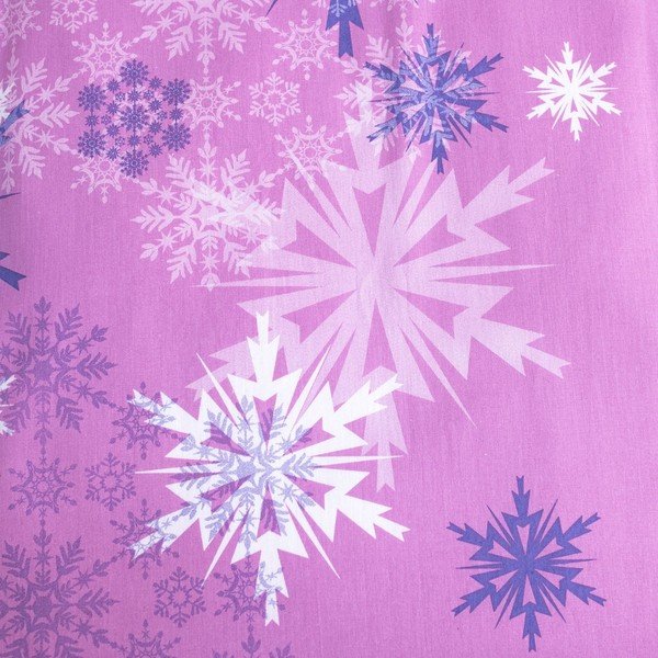 Pamut gyerek ágyneműhuzat babaágyhoz 100x135 cm Frozen "Purple" – Jerry Fabrics-image-1
