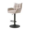 Krémszínű állítható magasságú bárszék szett 2 db-os Marilla – Unique Furniture