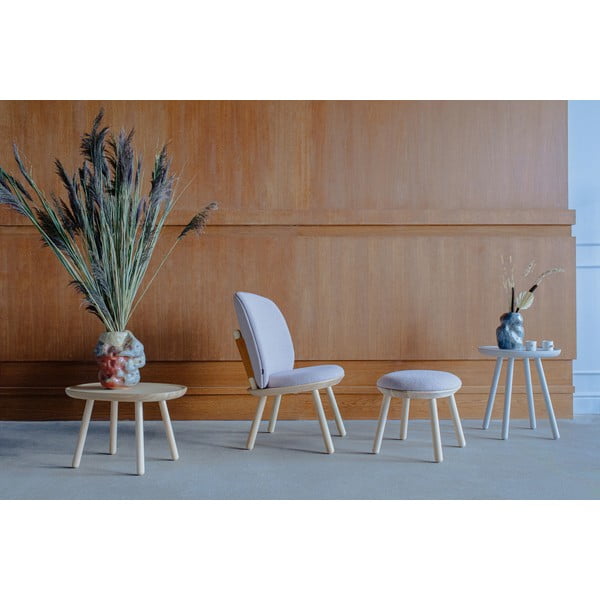 Naïve bézs lábtartó gyapjú kárpitozással - EMKO-image-1