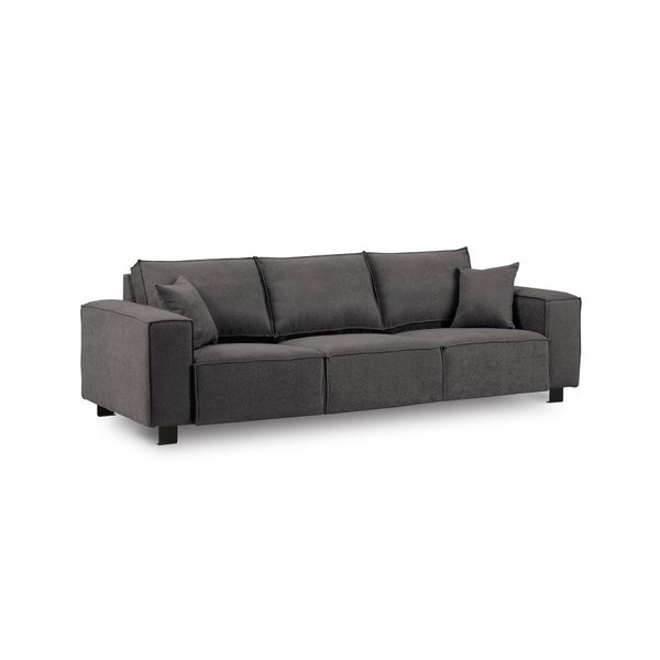 Modern sötétszürke kanapé, 245 cm - Kooko Home