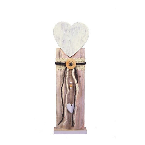 Heart fából készült dekoráció, magasság 63,6 cm - Ego Dekor