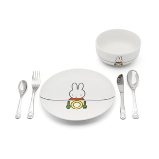 Porcelán gyerek étkészlet 6 db-os Miffy – Zilverstad