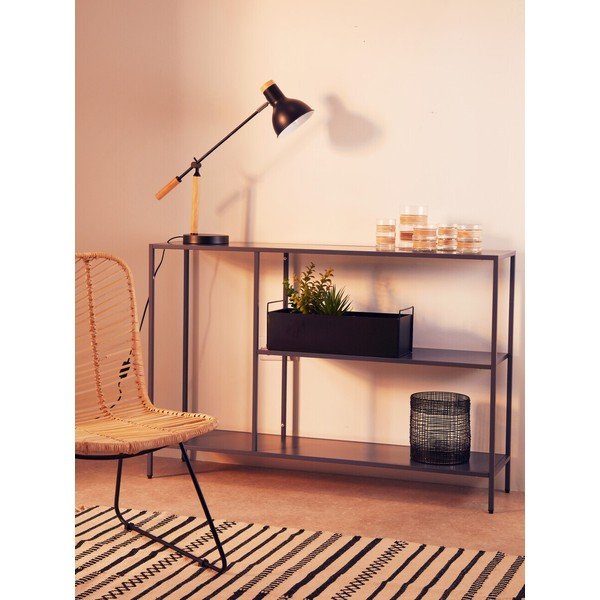 Szürke acél konzolasztal 30x120 cm Acero – Premier Housewares-image-1