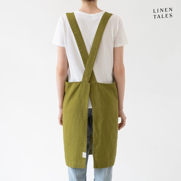 Len kötény Crossback – Linen Tales-image-2