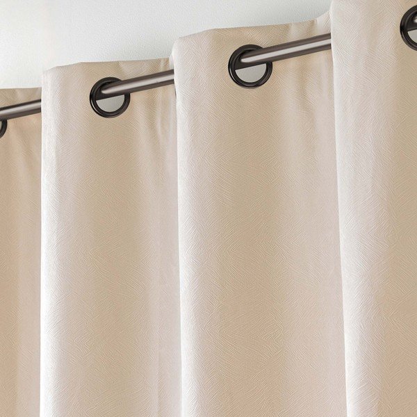 Bézs bársony függöny 140x260 cm Olympe – douceur d'intérieur-image-3