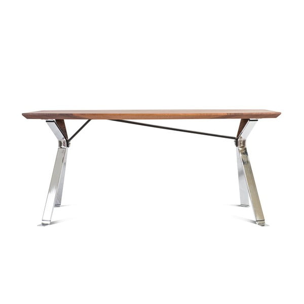 Serious étkezőasztal diófa asztallappal, 200 x 100 cm - Charlie Pommier