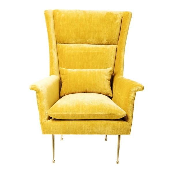 Vegas Forever sárga fotel - Kare Design
