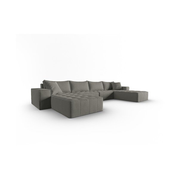 Szürke sarokkanapé Mike – Micadoni Home-image-2