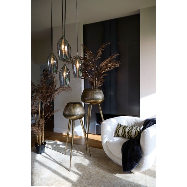 Fém virágtartó állvány ø 44 cm (magasság 124 cm) Marielle – Light & Living-image-1