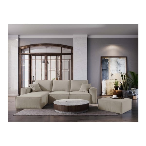 Miami bézs puff, 65 x 65 cm - Cosmopolitan Design-image-3