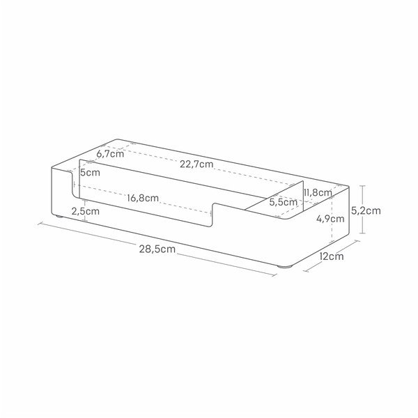 Fehér fém fürdőszobai rendszerező Amenity – YAMAZAKI-image-4