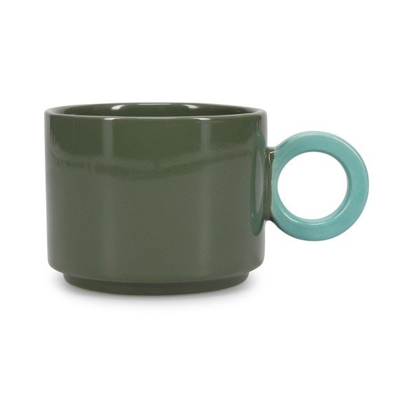Zöld kőedény bögre 280 ml Lou – ONA