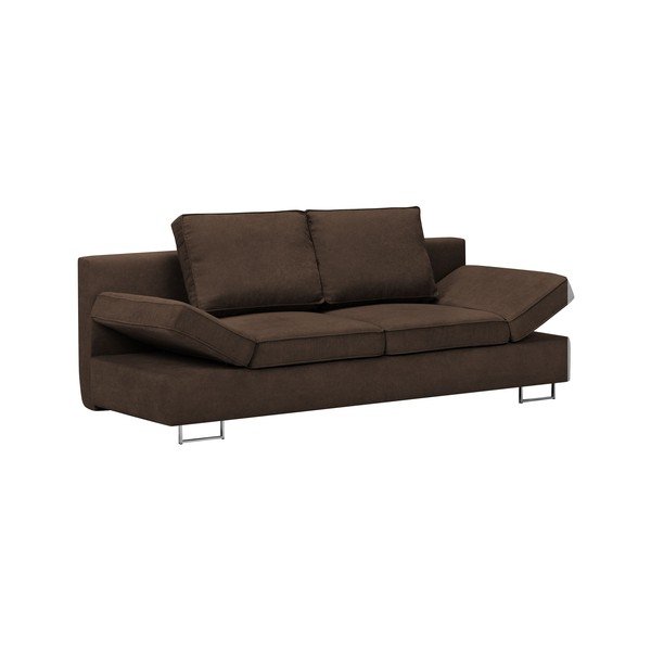 Iota barna kétszemélyes kinyitható kanapé - Windsor & Co Sofas-image-1