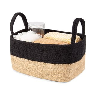 Basic juta és pamut tárolókosár, 24 x 15 cm - Compactor