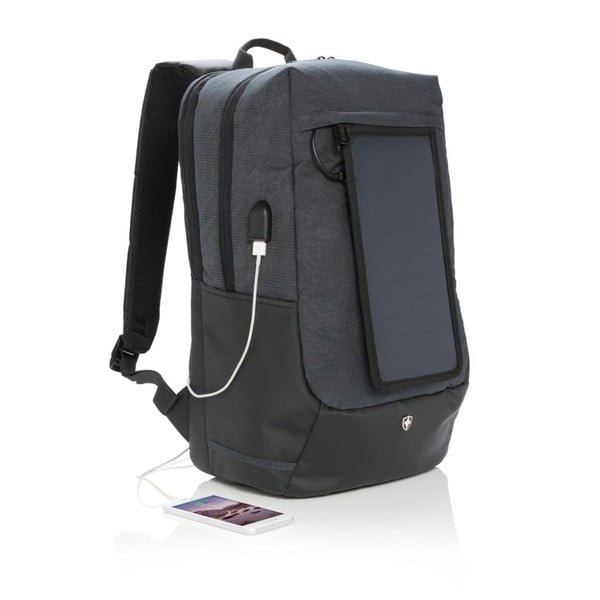 Laptop táska napelemmel és 3 USB porttal - XD Design