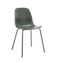 Zöld műanyag étkezőszék Whitby – Unique Furniture