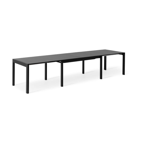 Bővíthető étkezőasztal fekete asztallappal 96x160 cm Join by Hammel – Hammel Furniture