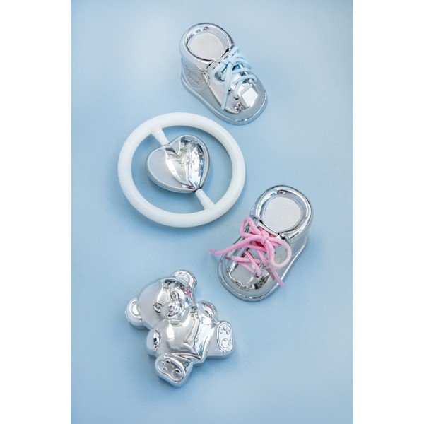 Fém fogtartó doboz 6x4x4 cm Shoe  – Zilverstad-image-1