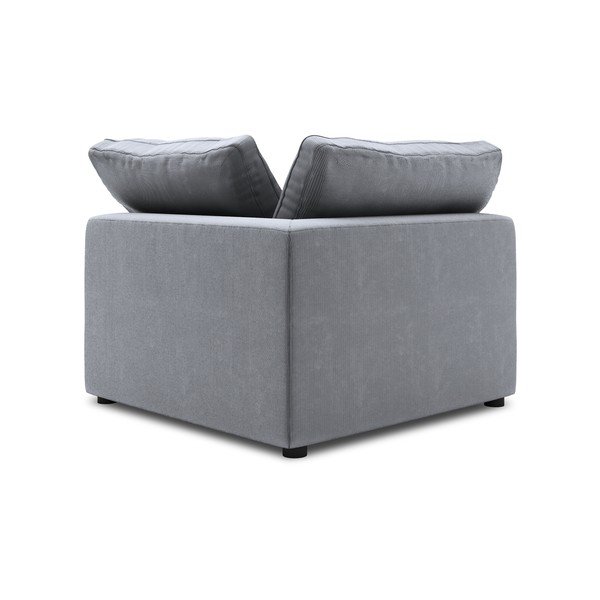 Galaxy szürke kétoldalas sarokrész moduláris kordbársony kanapéhoz - Windsor & Co Sofas-image-2