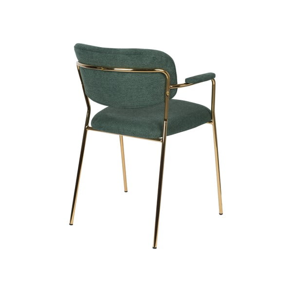 Sötétzöld étkezőszék szett 2 db-os Jolien – White Label-image-4