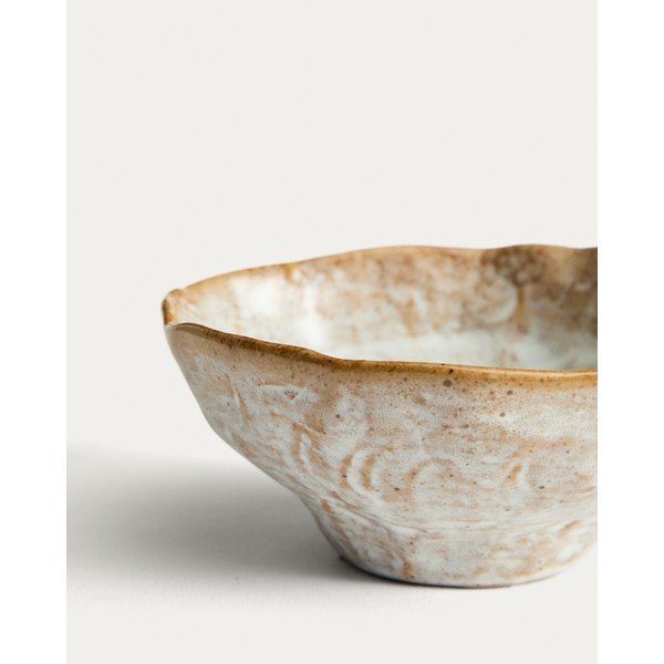 Szürke kerámia leveses tálka Alenia – Kave Home-image-4