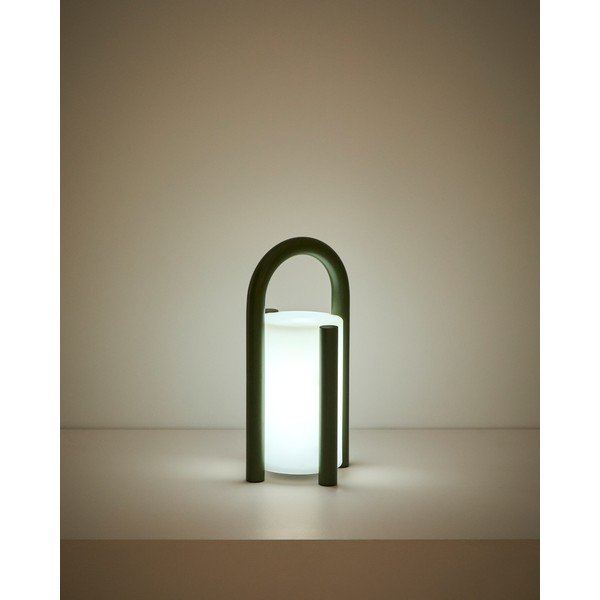 USB LED hordozható kültéri lámpa ø 14 cm Leros – Kave Home-image-4