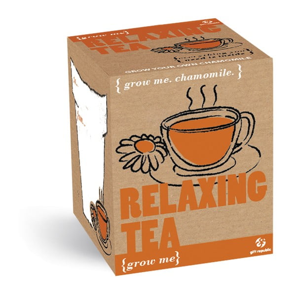 Relaxing Tea növénytermesztő készlet kamilla magokkal - Gift Republic