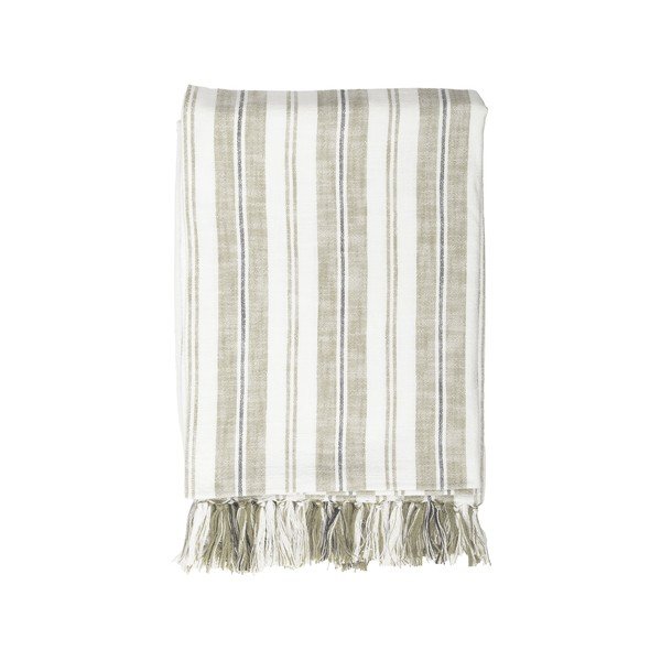 Zöld pamut takaró 150x200 cm Indira – Tiseco Home Studio