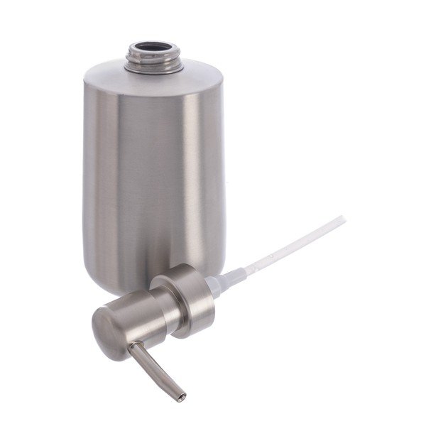 Matt ezüstszínű rozsdamentes acél szappanadagoló 450 ml – Orion-image-3