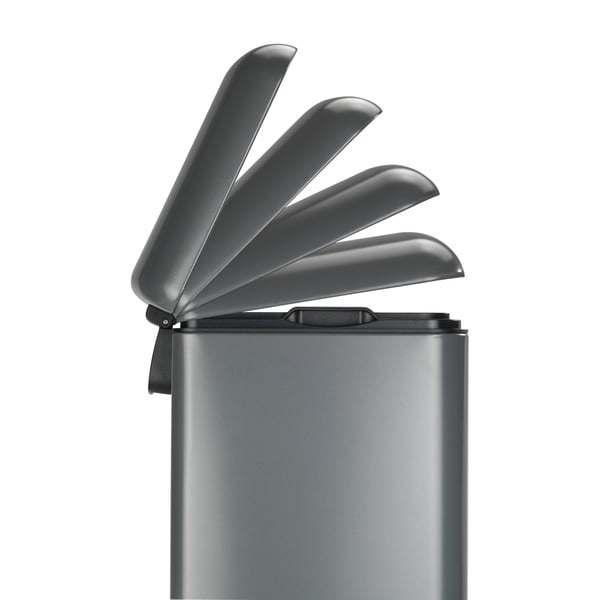 Pedálos rozsdamentes szemetes, 30 l - Wenko-image-3