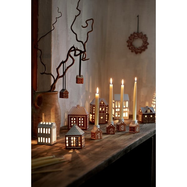 Kerámia karácsonyfadísz készlet 2 db-os 5 cm Gingerbread – Kähler Design-image-4