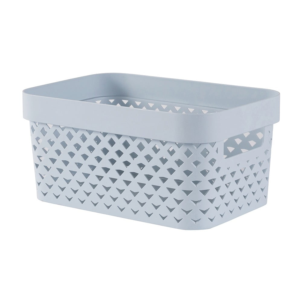 Világoskék műanyag tárolódoboz 26x17,5x12 cm Pure  Curver