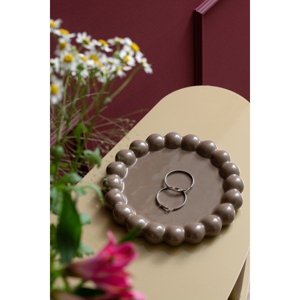 Kerámia dekoratív tálca ø 20 cm Cadiz Dotty – PT LIVING-image-1