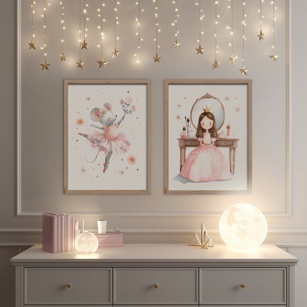Gyerek kép 30x40 cm Mouse Ballerina – Styler-image-2