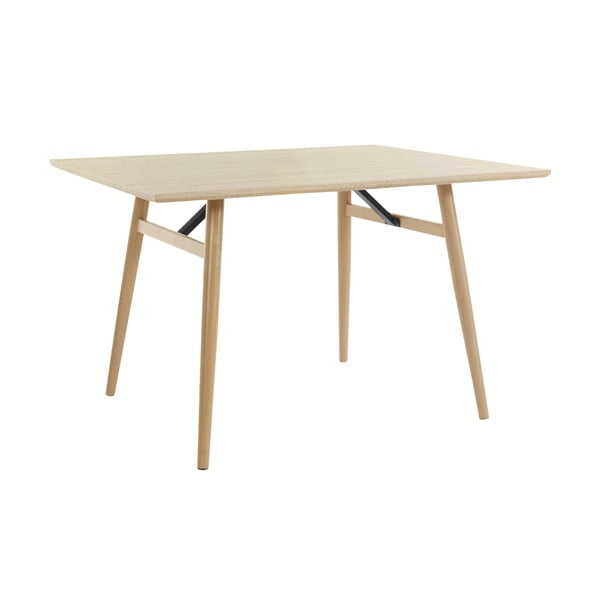 Étkezőasztal tölgyfa dekorral 80x120 cm Harris - Støraa-image-1