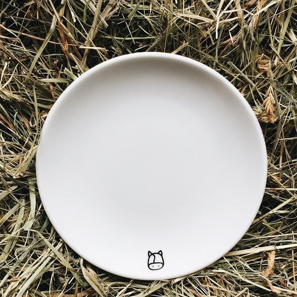Cow desszertes tányér, ⌀ 17 cm - FOR.REST Design