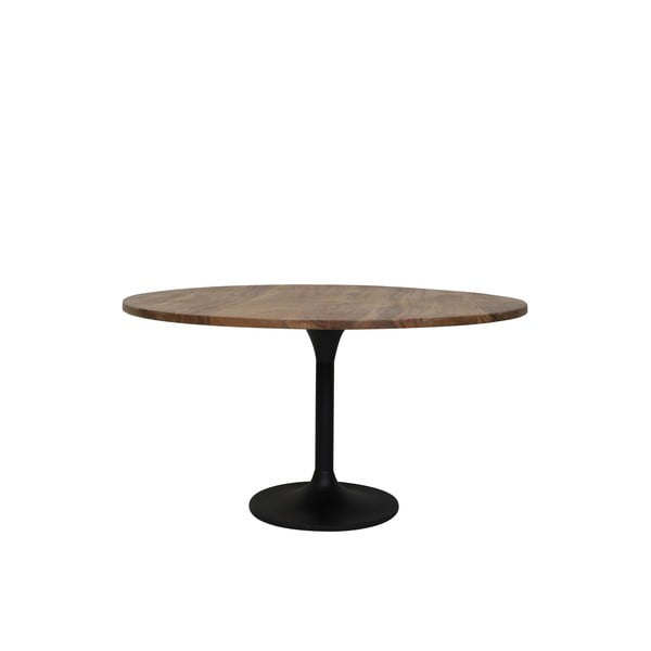 Natúr színű kerek étkezőasztal akácfa asztallappal ø 140 cm Biboca – Light & Living