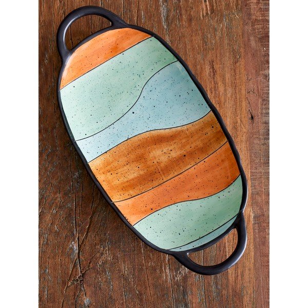 Szervírozó tányér 32,5x15 cm Liljan - Bloomingville-image-1