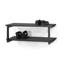 Fekete fém függő cipőtartó 71x26x34 cm Marco – Spinder Design