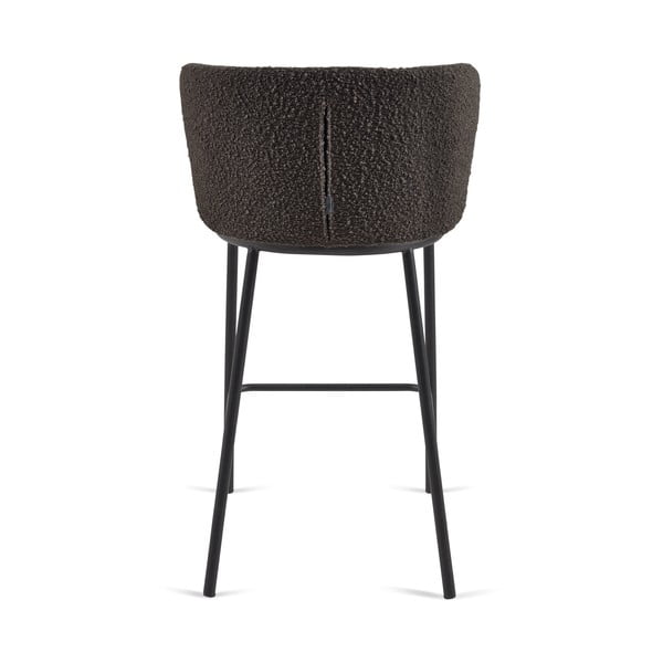 Fekete bárszék (ülésmagasság 65 cm) Ciselia – Kave Home-image-3
