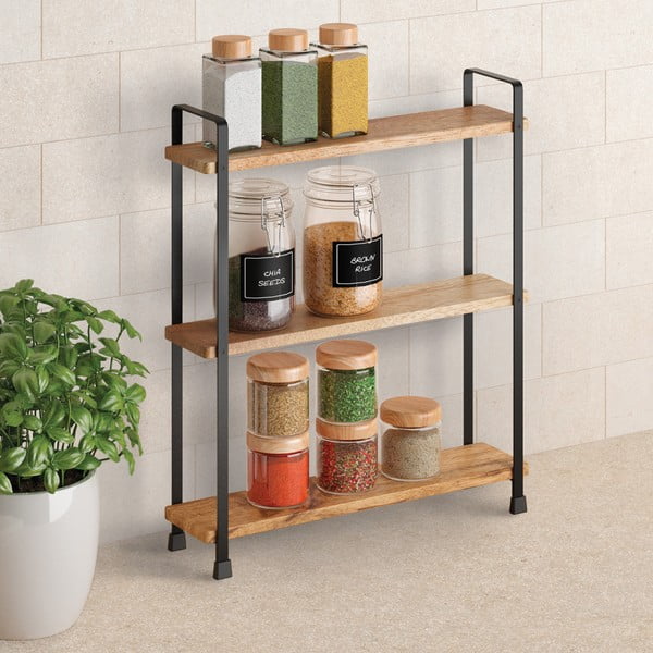 Fa fűszertartó állvány York – Metaltex-image-1