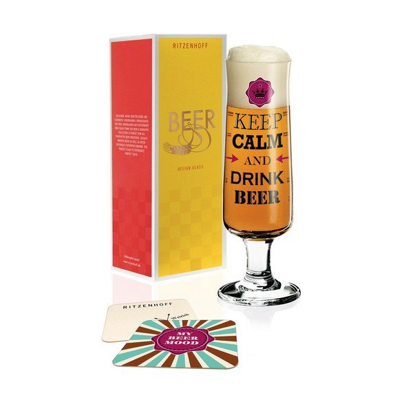 Gabriel Weirich kristályüveg söröspohár 5 db alátéttel, 390 ml - Ritzenhoff-image-1