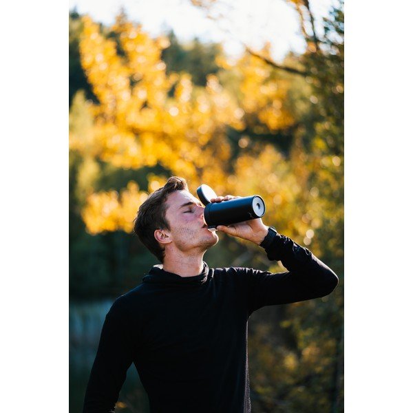 Fuori fekete thermo utazóbögre, 400 ml - Vialli Design-image-2