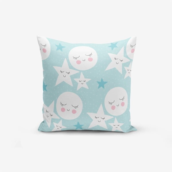 With Points Moon Star pamutkeverék párnahuzat, 45 x 45 cm - Minimalist Cushion Covers