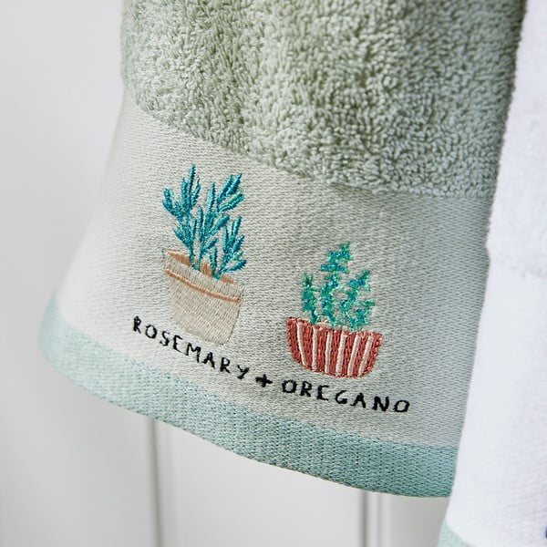 Pamut konyharuha szett 4 db-os 40x60 cm Kitchen Mixed Herbs – Catherine Lansfield-image-3